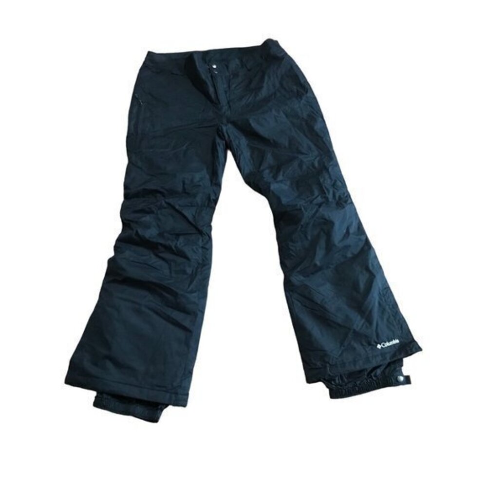 Columbia Womens 1X Black Omni-Tech Waterproof Snow Ski Pants Winter Plus Size